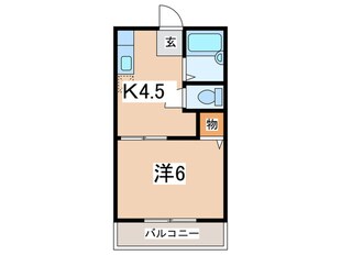 ハイツ湘南の物件間取画像